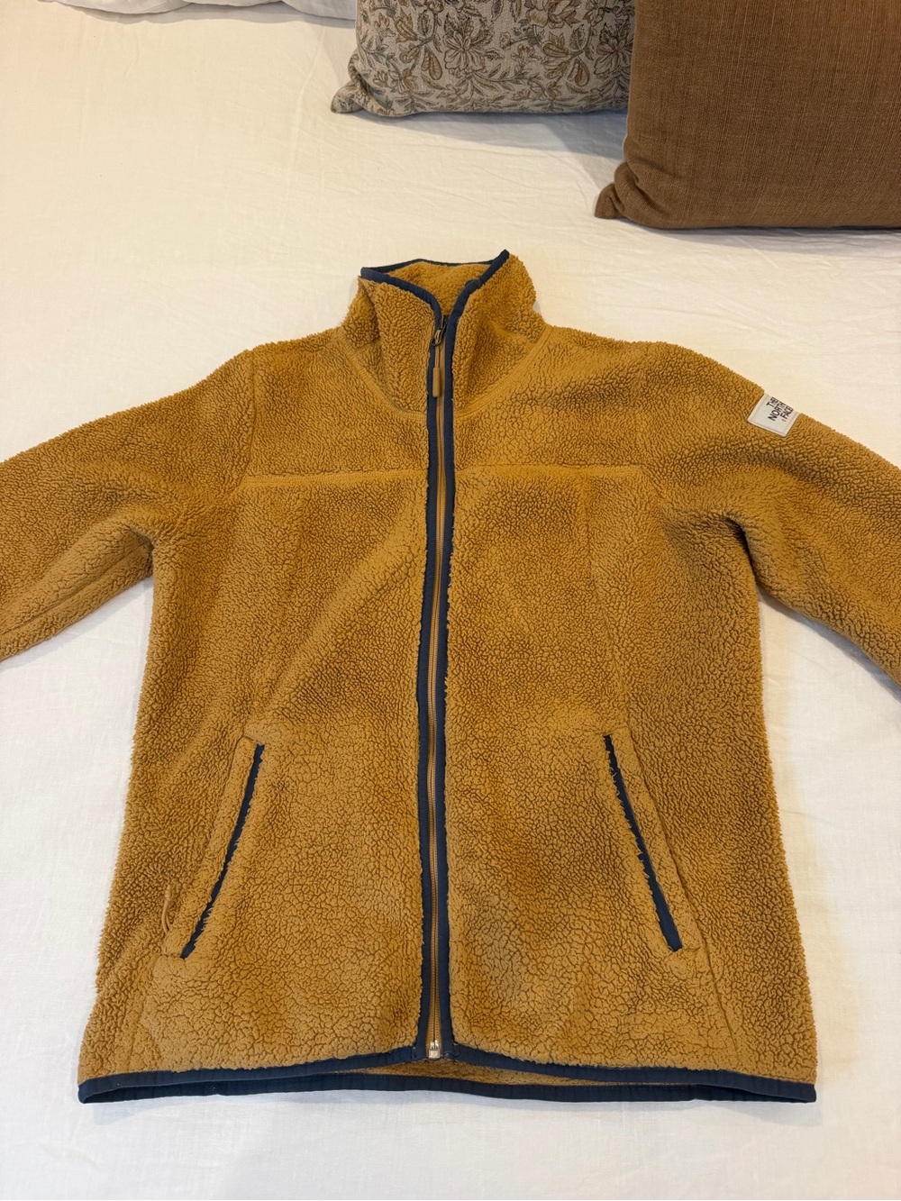 The North Face Women's Mustard Sherpa Fleece Jacket